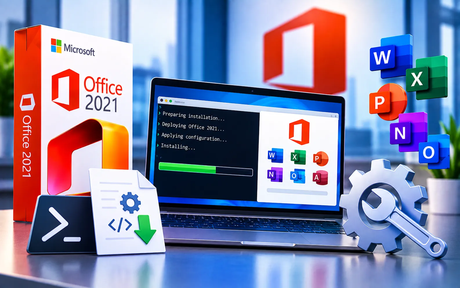 Office 2021 Deployment Tool installation error fix